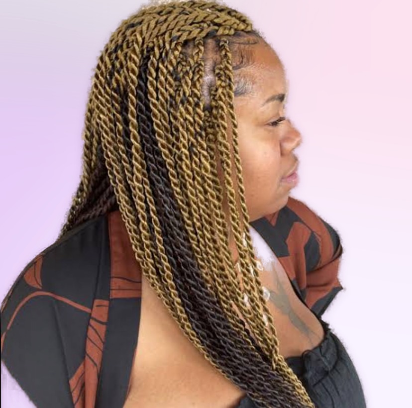 Smedium Senegalese twists