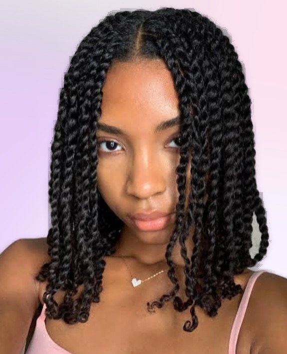 Natural hair styles styled at Braids Worth